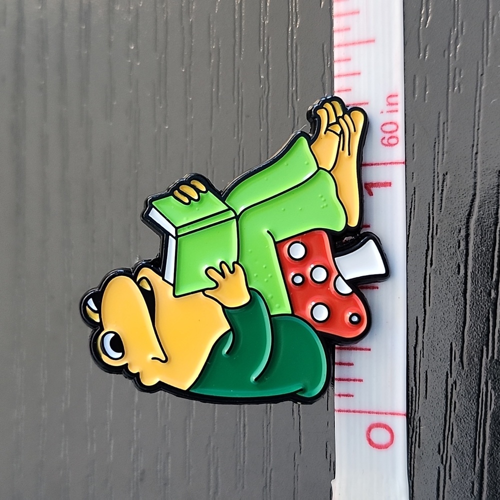 Frog and Toad Enamel Pin Set - Picture 3 of 5